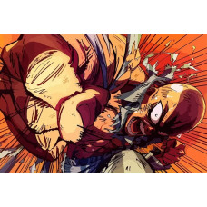 Картина по номерам Бруталити аниме One punch man 8121 Г 60x40 см