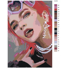 Живопись по номерам BRUSHES-PAINTS K-pop группа - Stray Kids (Стрей Кидс)