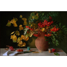 Картина по номерам Цветной Краски осени, 40x50 см