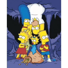 Картина по номерам Живопись по Номерам «Simpsons Симпсоны: Семья в пещере», simpsons-016 Картина по номерам Живопись по Номерам «Simpsons Симпсоны: Семья в пещере», simpsons-016