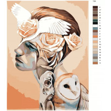 Живопись по номерам BRUSHES-PAINTS Мы часть всего животного мира