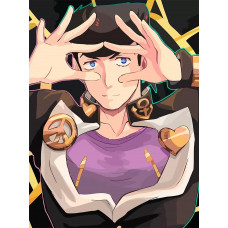 Живопись по номерам Бруталити Аниме JoJo - 8456 В