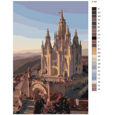 Живопись по номерам BRUSHES-PAINTS Тибидабо