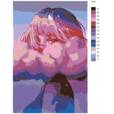 Живопись по номерам BRUSHES-PAINTS Девочка в тумане