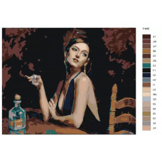 Живопись по номерам BRUSHES-PAINTS Репродукция картины Фабиана Переса - Одна Живопись по номерам BRUSHES-PAINTS Репродукция картины Фабиана Переса - Одна