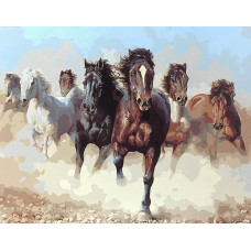 Картина по номерам Paintboy Гром и пыль, 40x50