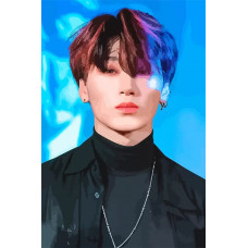 Живопись по номерам Бруталити Музыка KPOP Ateez Сан - 6060 В