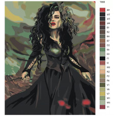 Живопись по номерам BRUSHES-PAINTS Гарри Поттер Беллатриса Лестрейндж Живопись по номерам BRUSHES-PAINTS Гарри Поттер Беллатриса Лестрейндж