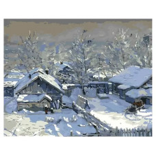 Картина по номерам Lori Зима. Морозный день Рх-061
