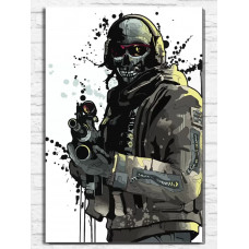 Картина по номерам Бруталити Игра call of duty 9402 В на холсте 60 x 40 Картина по номерам Бруталити Игра call of duty 9402 В на холсте 60 x 40