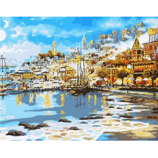 Картина по номерам Color Kit Гавань в огнях, 40x50