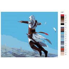 Картина по номерам BRUSHES-PAINTS Assassins creed Ассасин крид Прыжок веры V-267 40x50 см Картина по номерам BRUSHES-PAINTS Assassins creed Ассасин крид Прыжок веры V-267 40x50 см