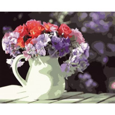 Живопись по номерам Paintboy Цветы в кувшине 40x50