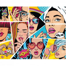 Живопись по номерам Три совы на холсте Wow, Comics, 40х50 см
