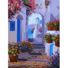 Картина по номерам Color Kit Песнь Санторини, 30x40