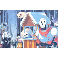Картина по номерам Бруталити Игра Undertale 6772 Г 60x40 см