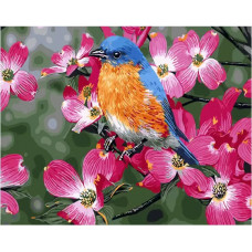 Картина по номерам Paintboy GX 33284 Весенняя птичка 40*50