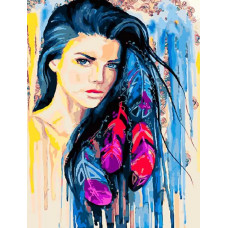 Картина по номерам Paintboy Индейские мотивы, 40x50 см