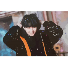 Живопись по номерам Бруталити BTS Suga - 823