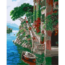 Картина по номерам Paintboy Красочная пристань, 40x50 см