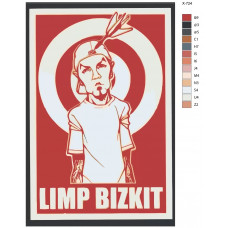 Живопись по номерам BRUSHES-PAINTS Рок группа Limp Bizkit