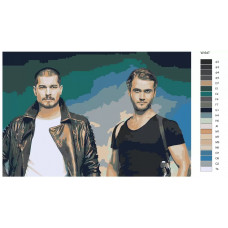 Живопись по номерам BRUSHES-PAINTS Обложка турецкого сериала - внутри