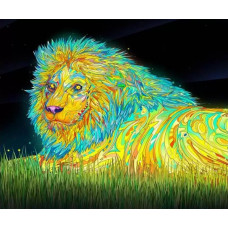 Картина по номерам Paintboy Original Сказочный лев, 40x50 см