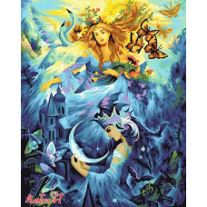 Картина по номерам Mantra Art День и ночь, 40x50 см