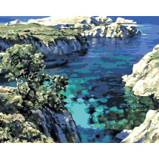 Картина по номерам Цветной Грусть по лету, 40x50 см