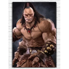 Картина по номерам Бруталити Игра Mortal Kombat 9456 В на холсте 60 x 40