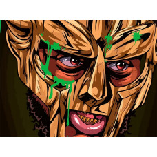 Картина по номерам Бруталити Музыка MF Doom 8672 Г на холсте 30x40 Картина по номерам Бруталити Музыка MF Doom 8672 Г на холсте 30x40