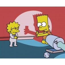 Картина по номерам Артвентура «Simpsons Симпсоны: Барт и Мэгги», 02ART4050SIMPS22 Картина по номерам Артвентура «Simpsons Симпсоны: Барт и Мэгги», 02ART4050SIMPS22