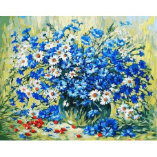 Картина по номерам Белоснежка Летний натюрморт, 40x50