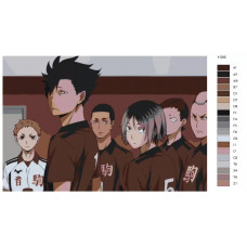 Живопись по номерам BRUSHES-PAINTS Аниме Волейбол!!. Волейбольный клуб старшей школы Некома Живопись по номерам BRUSHES-PAINTS Аниме Волейбол!!. Волейбольный клуб старшей школы Некома