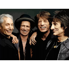 Картина по номерам Бруталити Музыка The Rolling Stones 8687 Г на холсте 30x40