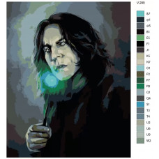Живопись по номерам BRUSHES-PAINTS Гарри Поттер Harry Potter Северус Снегг Живопись по номерам BRUSHES-PAINTS Гарри Поттер Harry Potter Северус Снегг