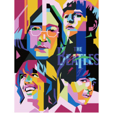 Картина по номерам Красиво Красим The Beatles, 60 х 80 см