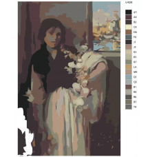 Живопись по номерам BRUSHES-PAINTS Венецианская торговка луком Живопись по номерам BRUSHES-PAINTS Венецианская торговка луком
