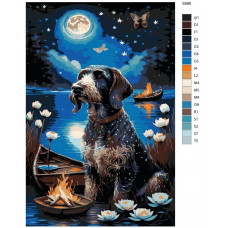 Картина по номерам BRUSHES-PAINTS Немецкий ягдтерьер Собака 50x70 см Картина по номерам BRUSHES-PAINTS Немецкий ягдтерьер Собака 50x70 см