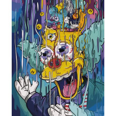 Картина по номерам Артвентура «Simpsons Симпсоны: Клоун Красти», 02ART4050SIMPS10 Картина по номерам Артвентура «Simpsons Симпсоны: Клоун Красти», 02ART4050SIMPS10