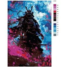 Картина по номерам BRUSHES-PAINTS Самурай S-700 40x60 см