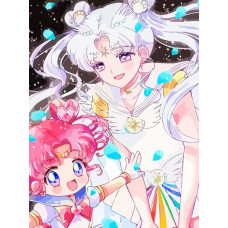Картина по номерам Бруталити Аниме Сейлор Мун Sailor moon 7559 В на холсте 30x40