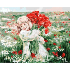 Картина по номерам Цветной Маки. Детство, 40x50
