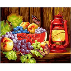 Картина по номерам Paintboy Original GX 39201 Ягодный натюрморт 40x50см Картина по номерам Paintboy Original GX 39201 Ягодный натюрморт 40x50см