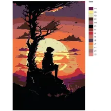 Картина по номерам BRUSHES-PAINTS Путь странника S-668 40x60 см Картина по номерам BRUSHES-PAINTS Путь странника S-668 40x60 см