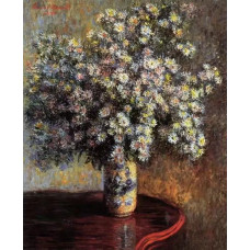 Картина по номерам Цветной Астры, 40x50 см