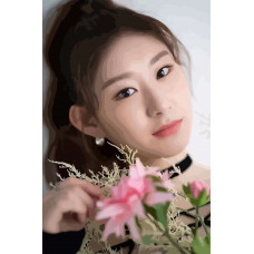 Живопись по номерам NoBrand Itzy kpop Чэрён