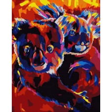 Живопись по номерам Paintboy Коалы 40x50