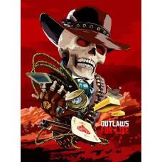 Живопись по номерам Бруталити игра RDR Red Dead Redemption - 6570 В