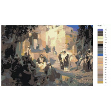 Живопись по номерам BRUSHES-PAINTS Xристос и грешница